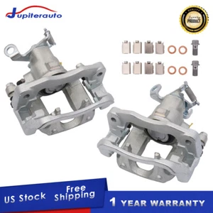 2PCS Rear Brake Calipers w/ Brackets For 2009-12 Dodge Journey Sport Utility - Imagen 1 de 13