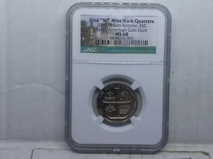 2019-W SAN ANTONIO Mission 25c ATB Quarter, West Point Mint, NGC MS-68 - Picture 1 of 3