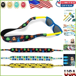 Kids No-Tail Eyewear Retainer - Adjustable Floating Strap for Sports & Water Fun - Picture 1 of 8
