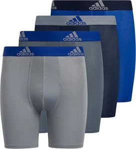 adidas 286773 Kids-Boy's Long Boxer Briefs Underwear (4-Pack), Size X-Large - Picture 1 of 2