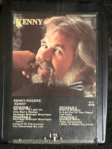 Vintage used 8 TRACK TAPE: KENNY ROGERS KENNY - Picture 1 of 2