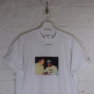 Muhammad Ali & Mike Tyson Vintage Boxing Champions White Tee T-shirt by AF - Picture 1 of 3