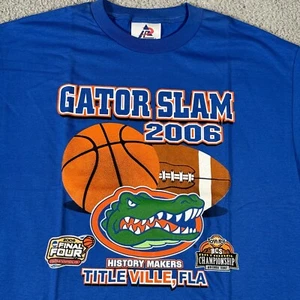 Vintage Florida Gators Shirt L Football NCAA Basketball 2006 Champions Final Four - Bild 1 von 4