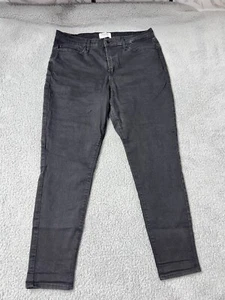 Levis Denizen Jeans Womens Size 18M High Rise Skinny Black Denim Stretch - Picture 1 of 10