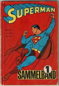 Comic - Superman Sammelband 1 mit den Heften 1-4 von 1966 Ehapa - Picture 1 of 5