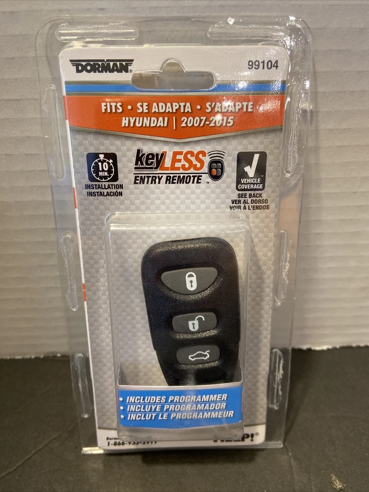 Mando a distancia de entrada sin llave Dorman 99104 4 botones compatible con modelo Hyundai seleccionado Foto 1 de 4