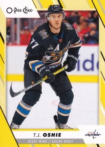 2023-24 O-Pee-Chee Yellow Border - #406 T.J. Oshie - Washington Capitals - Picture 1 of 2