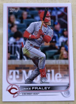 2022 Topps Update Series Jake Fraley Card #US43 Reds High-Grade NM - Image 1 of 2
