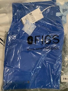 Neu mit Etikett Figs Yola Damen mit Yoga-Bund groß dünn Peelinghose W22SW2023T Royal - Bild 1 von 2