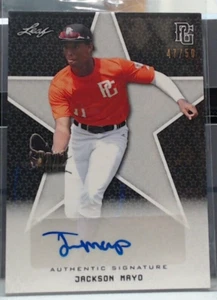 2020 Leaf Perfect Game Jackson Mayo Rookie Auto /50 #BA-JM3 MSK - Bild 1 von 2