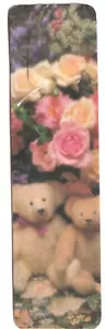 Marcador Antioquía 1989 osos de peluche Love Roses etiqueta de San Valentín-Mark Koren Trygg - Imagen 1 de 2