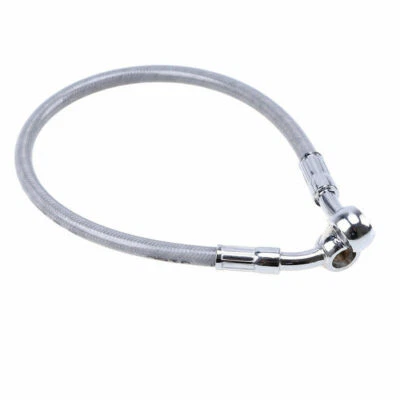 Tubo de manguera de aceite de embrague de freno trenzado de acero inoxidable para motocicleta 39 cm Foto 1 de 4