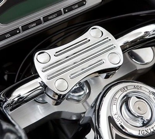 09-20 KAWASAKI VULCAN 1700 VOYAGER VAQUERO BRAÇADEIRA DE GUIDÃO DE TARUGO - MOÍDA A BOLA - Imagem 1 de 1