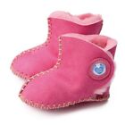 Inch Blue Cwtch Sheepskin Baby Booties 6-12 Month New