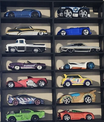 14 Car Wall Mount Hot Wheels 1:64 Modular Matchbox Display Shelf Toy Storage - Image 1 of 4