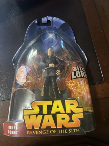 New 2005 Hasbro Star Wars Revenge Of The Sith 3.75" Count Dooku Action Figure 13 Cover