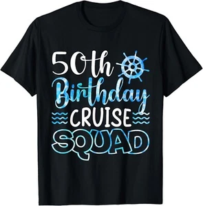 50 Years Old Cruise Birthday Party 50th Birthday Cruise Gift Unisex T-Shirt - Picture 1 of 4