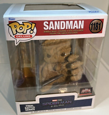 Funko Pop! Deluxe Spider Man Marvel Movies Sandman Target Con #1181 Superheroes