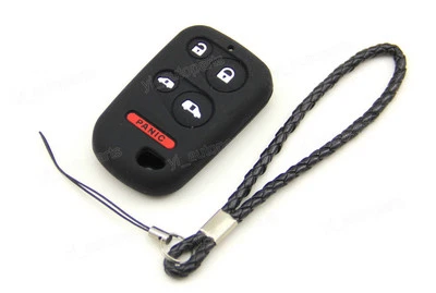 Black Silicone Case Cover Fit For Honda Odyssey Mini Van 5BT Remote Smart Key — 第 1/4 张图片