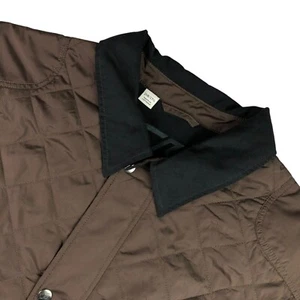 Cutter & Buck Men's Quilted Field Jacket/Coat Brown • 2X BIG - Picture 1 of 7