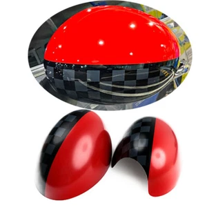 For 2007-2015 Cooper S R55 R56 R57 R60 Car Side Wing Mirror Cover Caps , Manual - Picture 1 of 3