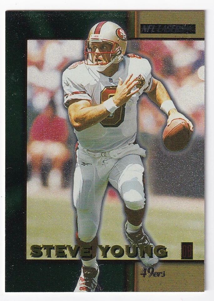 Steve Young 1996 Scoreboard NFL Lazer Card # 60 49ers - Image 1 of 1
