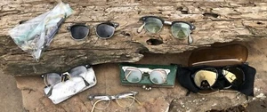 Vintage BOLLE Acrylex SUN GLASSES Leather & Other Vntg Eye Glasses/Cases/Frames - Picture 1 of 11