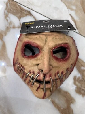 Brand New Spirit Halloween Serial Killer Latex Mask