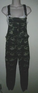 **ALMOST FAMOUS** Women's Cargo Overalls Junior's Size ((L)) 98%Cotton*2%Spandex - Picture 1 of 11