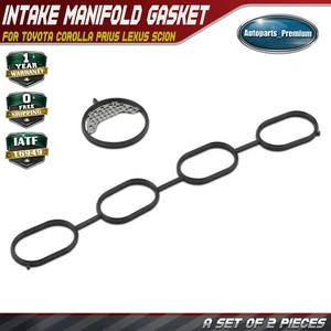 Engine Intake Manifold Gasket Set for Toyota Corolla Prius Lexus Scion L4 1.8L - Bild 1 von 11