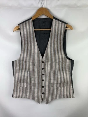 Suitsupply Amsterdam Men’s Silk Linen Sleeveless Vest Waistcoat Size EU 50 US 40 - Image 1 of 4