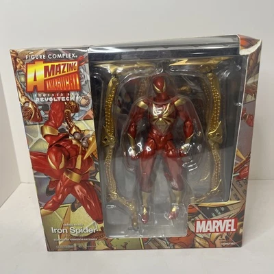 Kaiyodo Iron Spider Amazing Yamaguchi Action Figure Revoltech Please Read - Image 1 of 4