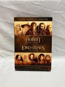 The Hobbit Trilogy And Lord Of The Rings Trilogy - 6 Movies - DVD set - Picture 1 of 5
