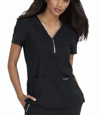 Koi Basics M  “Marie” Stretch Women’s Scrub Top - Image 1 of 3