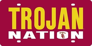University of Southern California Trojans USC Premium Laser Cut Tag License... - Picture 1 of 1