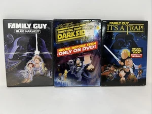 The Family Guy Star Wars Trilogy DVD Set 3-Disc Laugh It Up Fuzzball - Foto 1 di 11