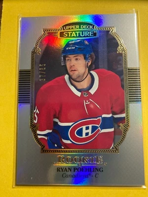 2019-20 Upper Deck Stature Portrait #159 Ryan Poehling RC 37/85 - Image 1 of 2