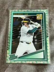 10252 2025 Donruss Baseball Liberty Rated Prospect Nick Kurtz Oakland Athletics - Picture 1 of 2