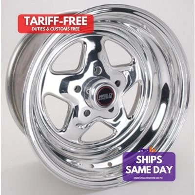 Soldadura 96-58206, una aluminio pulido 15 X 8 pulgadas Pro Star 5 X 4,5 pulgadas 3,5 pulgadas Bs  Foto 1 de 4