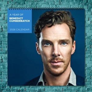 Calendario Benedict Cumberbatch 2026 estrellas de Hollywood, calendario de pared de 12 meses - Imagen 1 de 4