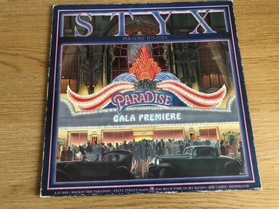 Styx Paradise Theatre 1980 Laser-Etched Vinyl LP A1/B1 AMLK63719 VG/EXCELLENT - Image 1 of 4