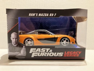Jada Toys 1:32 Fast and Furious Legacy Series Han's Mazda RX-7 *Read/See Pics* - Image 1 of 4