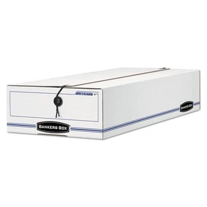 Bankers Box LIBERTY Storage Box Check/Voucher 9 1/2 x 23 1/4 x 4 1/4 WE/Blue - Picture 1 of 2