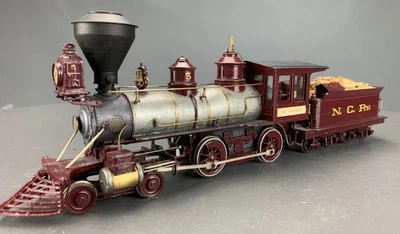 On3 Brass 4-4-0 "American" Nevada Central Railway #5 "Jos. Collett" O3024 - Image 1 of 4