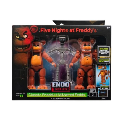 Five Nights at Freddy's Endo Series Classic Freddy and Withered Freddy 6 inch Fi - image 1 of 4