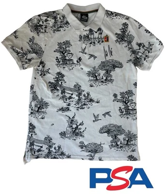 Polo de tenis Nike Challenge Court firmado vintage Andre Agassi PSA AUTO Foto 1 de 4