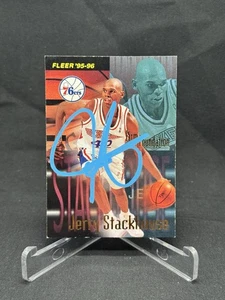 Jerry Stackhouse Autograph Signed 1995-96 Fleer Skybox #339 - Picture 1 of 2