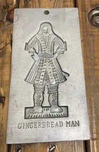 Virginia Metall Handwerker Lebkuchenmann Zinn Keksform Küche Dekor - Bild 1 von 12