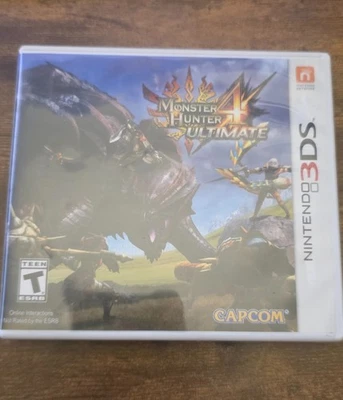Monster Hunter 4 Ultimate (Nintendo 3DS, 2015) Complete - Tested - Authentic - Image 1 of 3