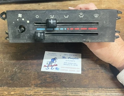 1997-1998JEEP WRANGLER TJ HEAT FAN CLIMATE CONTROL SWITCH NO AC 55037361 - Image 1 of 4